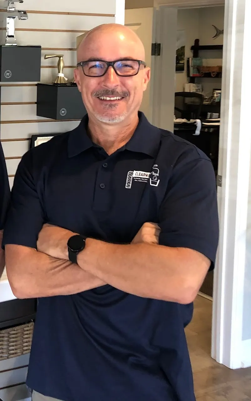 Portrait of Pete Dalla-Betta, owner of Clearwater and Filtration